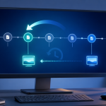 Monitor con línea de tiempo de puntos de restauración en Windows 10 y 11