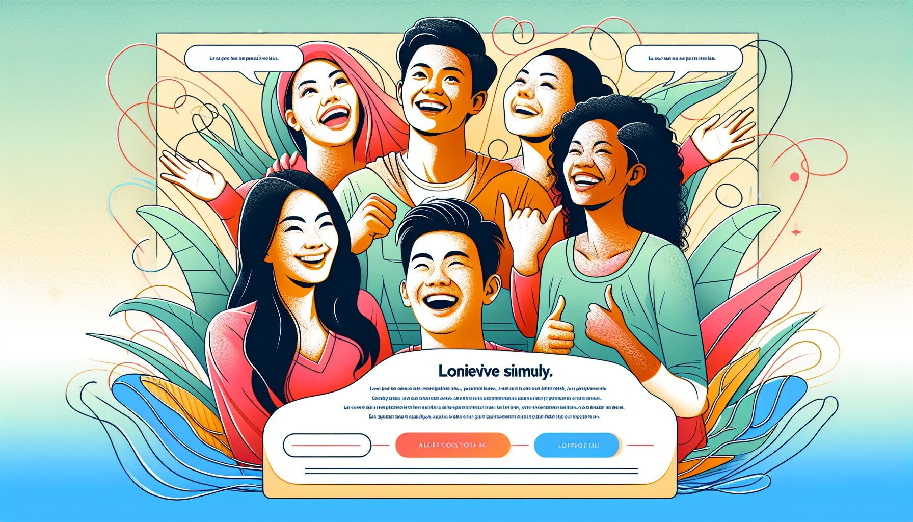 Imágenes que Hablan: Ilustración de una landing page con una imagen atractiva y relevante