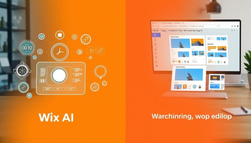 Comparación Wix AI y Editor Tradicional Comparación Wix AI y Editor Tradicional