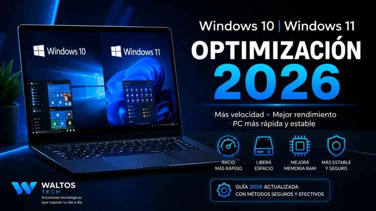Optimizar Windows 10 y 11 en 2026 para mejorar el rendimiento del PC