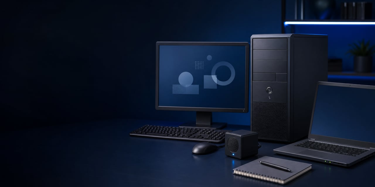 PC y notebook durante el registro de códigos de arranque