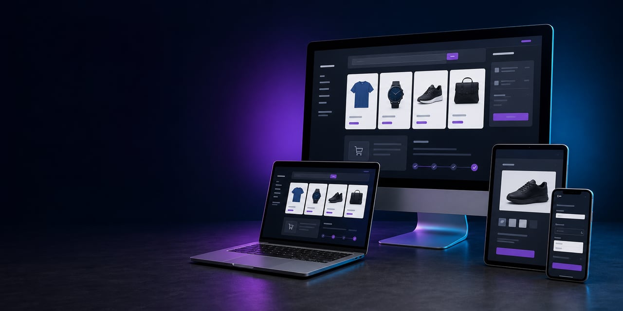 Proceso de catálogo, tienda responsive y gestión de pedidos